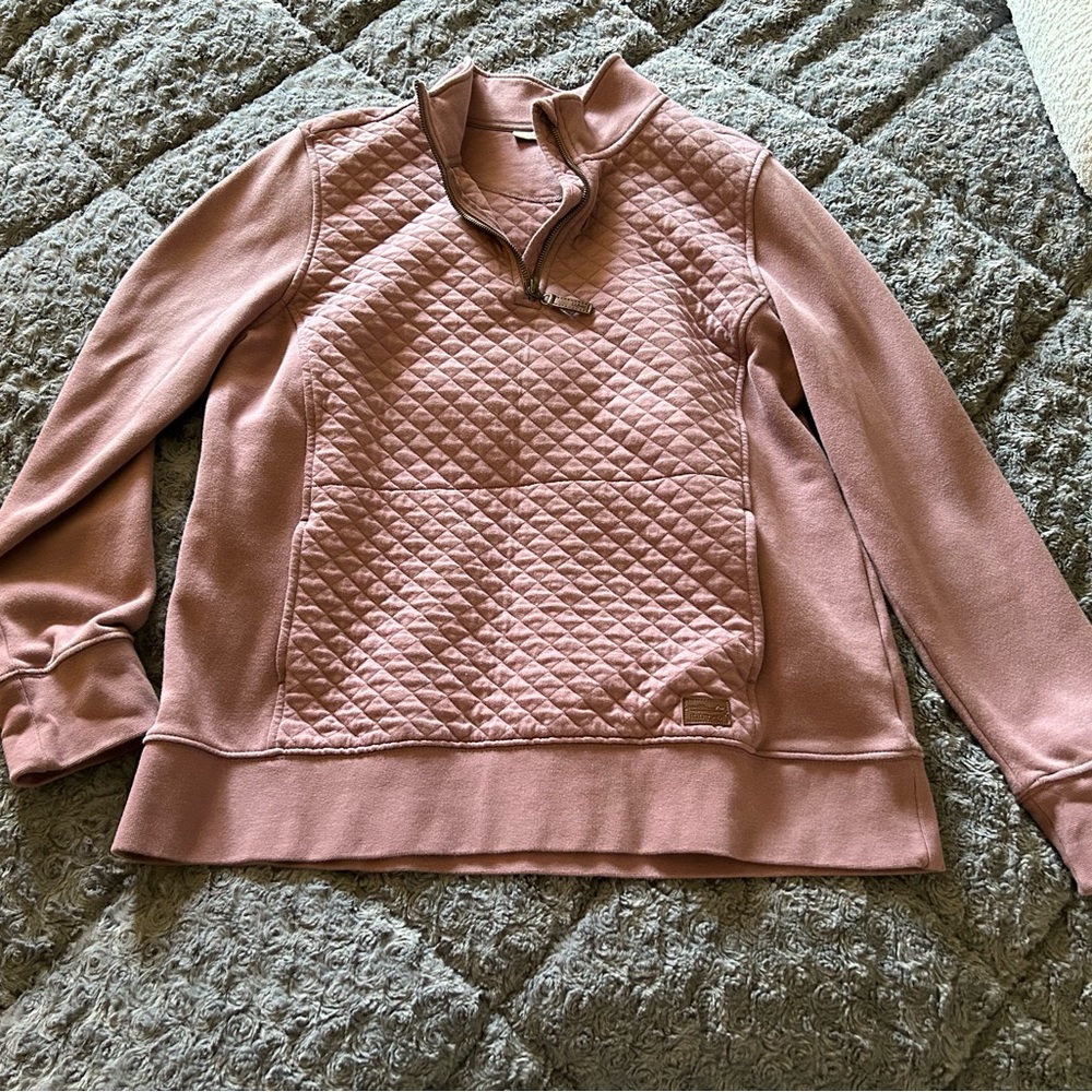 LL Bean quilted 1/4 zip large